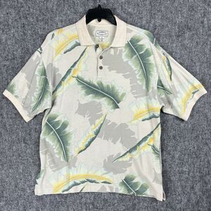 Blackwater Bay Shirt Mens M Hawaiian Camp Polo Rugby Vintage Resort Beach Travel